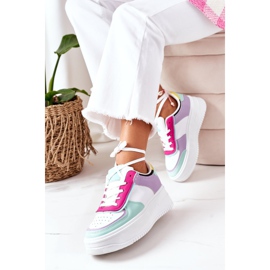Zapatillas Deportivas Zapatillas En La Plataforma Blanco-Violeta Freedom multicolor 3