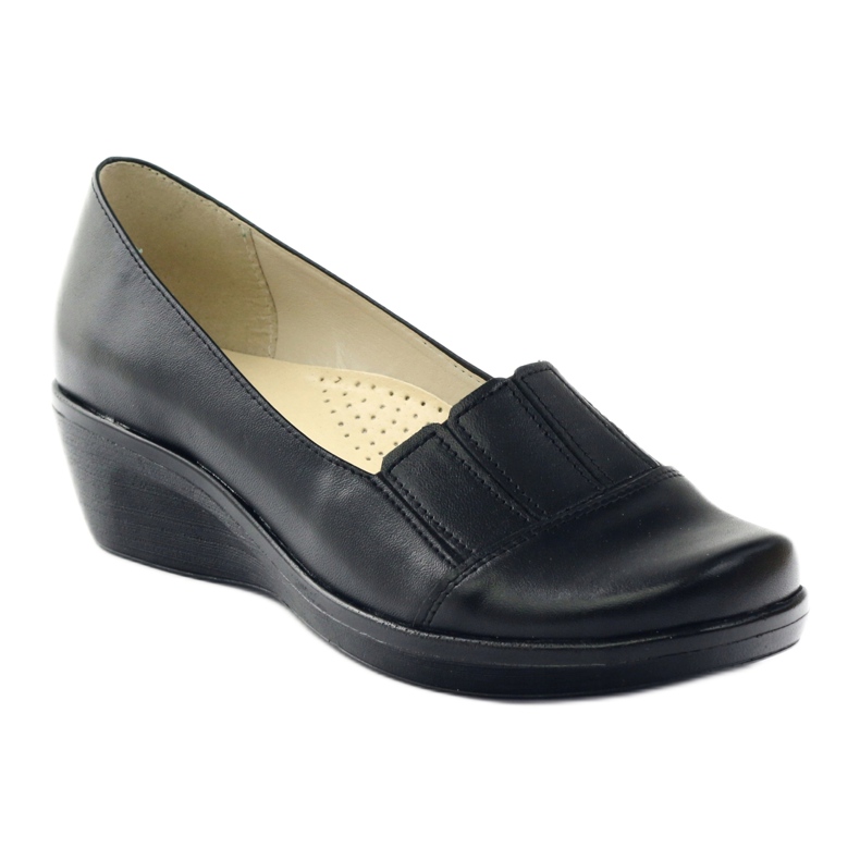 Zapatos de salón para mujer cuña Gregors 255 negro 1 Zapatos de salón para mujer cuña Gregors 255 negro 1