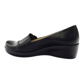 Zapatos de salón para mujer cuña Gregors 255 negro 2