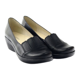 Zapatos de salón para mujer cuña Gregors 255 negro 4