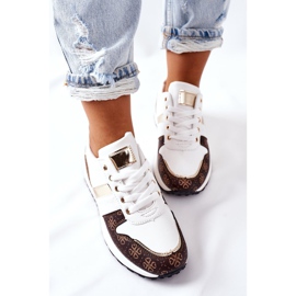 Zapatos Deportivos Zapatillas Blanco Siguiente marrón 1