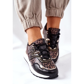 Zapatillas Deportivas con Logo Zapatillas Negro-Marrón Siempre 4