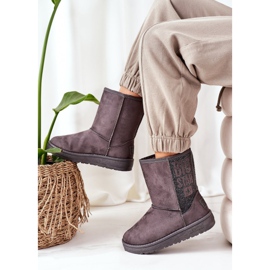 Botas de nieve Big Star EE274417 Szare gris 2