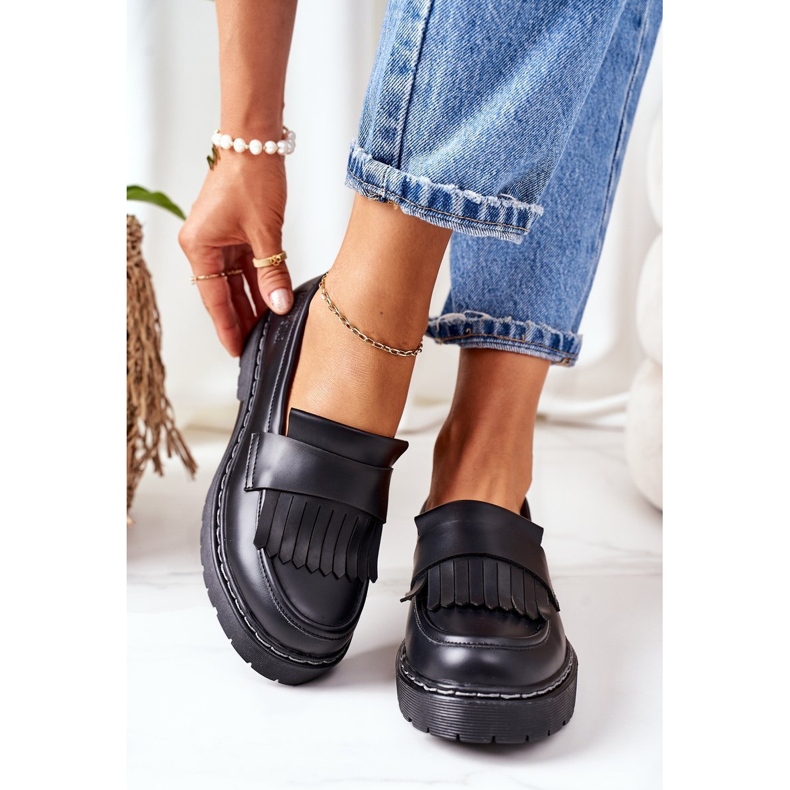 Mocasines de Piel Big Star II274100 Negro 1