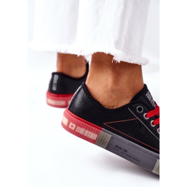 Zapatillas Mujer Piel Big Star II274134 Negro rojo 5