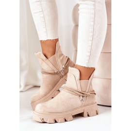 PS1 Warm Booties Botas Jodhpur Beige Buena Idea 3