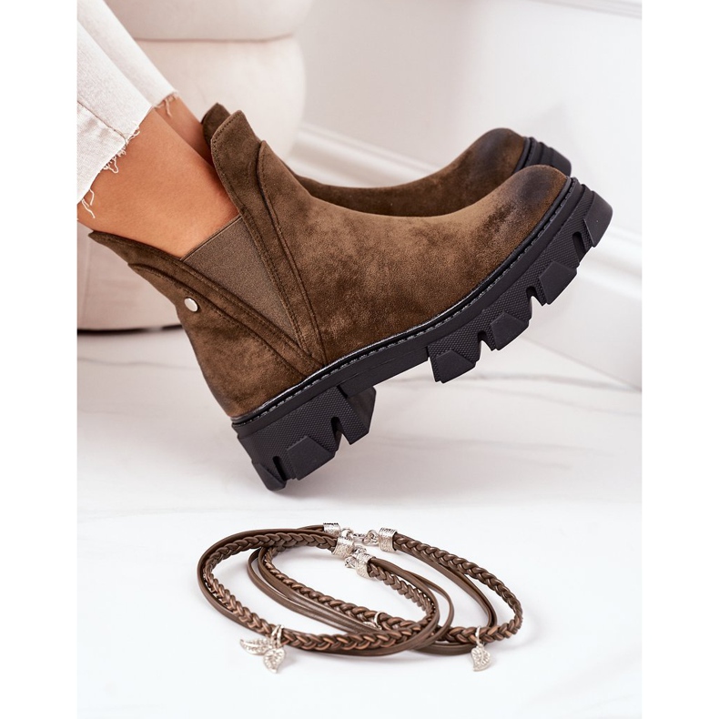 PS1 Botas cálidas Botas Jodhpur Verde oscuro Buena idea 1 PS1 Botas cálidas Botas Jodhpur Verde oscuro Buena idea 1