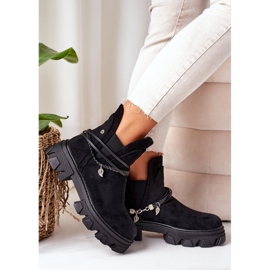 PS1 Botas cálidas Botas negras de Jodhpur Buena idea negro 2