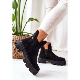 PS1 Botas cálidas Botas negras de Jodhpur Buena idea negro 6