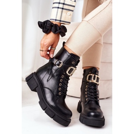 PS1 Trabajadores cálidos con una hebilla de oro Black Maybelle negro 1