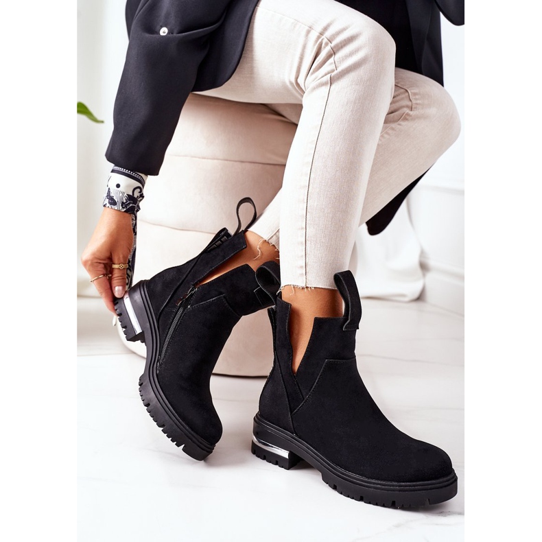 PS1 Botas Warm Booties Jodhpur con cremallera Black My Way negro 1 PS1 Botas Warm Booties Jodhpur con cremallera Black My Way negro 1