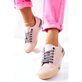 Deportivas Mujer Piel Big Star II274133 Rosa rosado 2