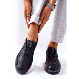 Zapatillas de cuero On The Big Star II274074 Plataforma negra negro 3