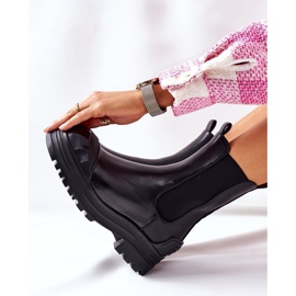 Botines cálidos negros Jodhpur boots Time Off 1 Botines cálidos negros Jodhpur boots Time Off 1