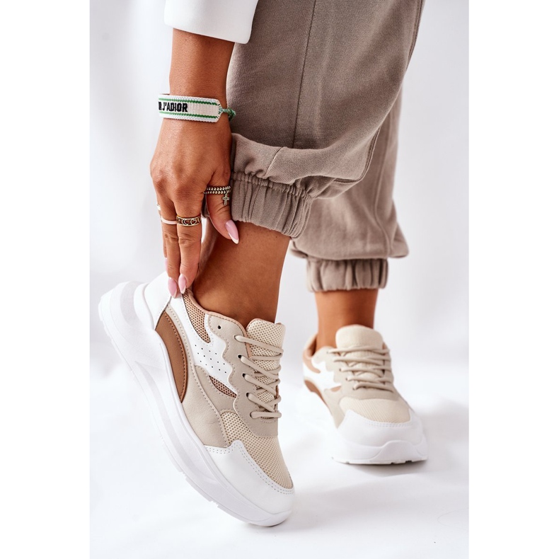 PE1 Calzado deportivo de mujer Sneakers Beige Going 2