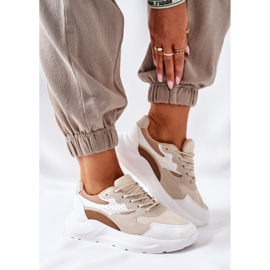 PE1 Calzado deportivo de mujer Sneakers Beige Going 3