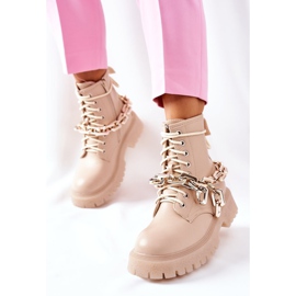 PS1 Botas de Grail beige con estilo 2 PS1 Botas de Grail beige con estilo 2