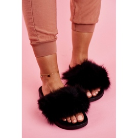 PS1 Zapatillas de mujer con pelo Negro Belmondo 2