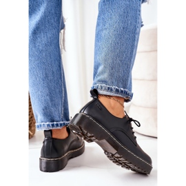 Zapatos Oxford de Piel Big Star II274107 Negro 1