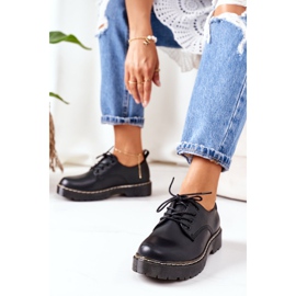 Zapatos Oxford de Piel Big Star II274107 Negro 5