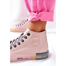 Zapatillas Altas de Piel Big Star II274138 Rosa rosado 1
