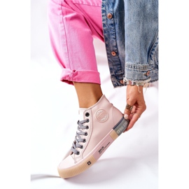 Zapatillas Altas de Piel Big Star II274138 Rosa rosado 6