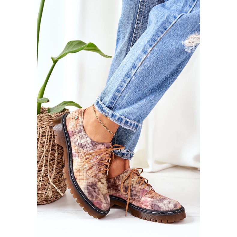 Zapatos de mujer Oxfords piel Maciejka 04087-46 Multicolor 2