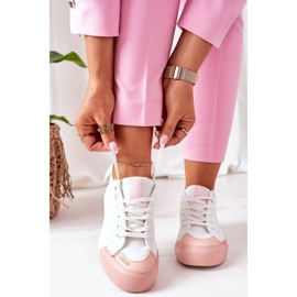 Zapatillas Mujer Piel Big Star II274027 Blanco rosado 1