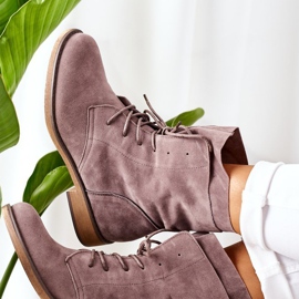 PS1 Botas Con Doble Vástago Taupe Violetta gris 6