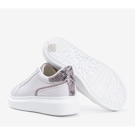 Zapatillas beige con suela gruesa de Aliccer 2