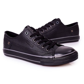 Zapatillas Hombre Piel Big Star II174002 Negro 4