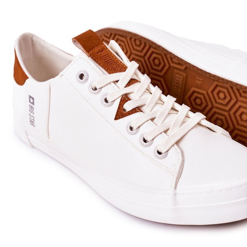 Zapatillas Hombre Piel Big Star GG174025 Blanco 1