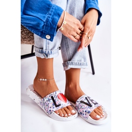 Pantuflas de Mujer Big Star Love White DD274A256 blanco 1