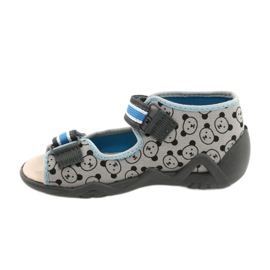 Calzado infantil befado amarillo 350P017 azul gris 2