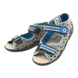 Calzado infantil befado amarillo 350P017 azul gris 3