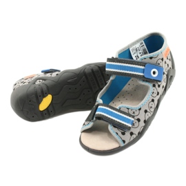 Calzado infantil befado amarillo 350P017 azul gris 4