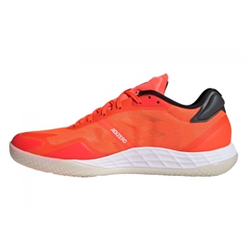 Zapatos de interior adidas Adizero FastCourt 2.0 M FZ4668 multicolor naranja 5