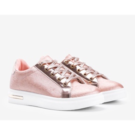 Zapatillas rosa mate con suela Shift blanca rosado 1