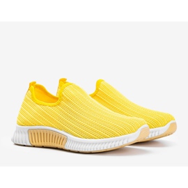 Zapatillas deportivas sin cordones amarillas Roxy amarillo 1