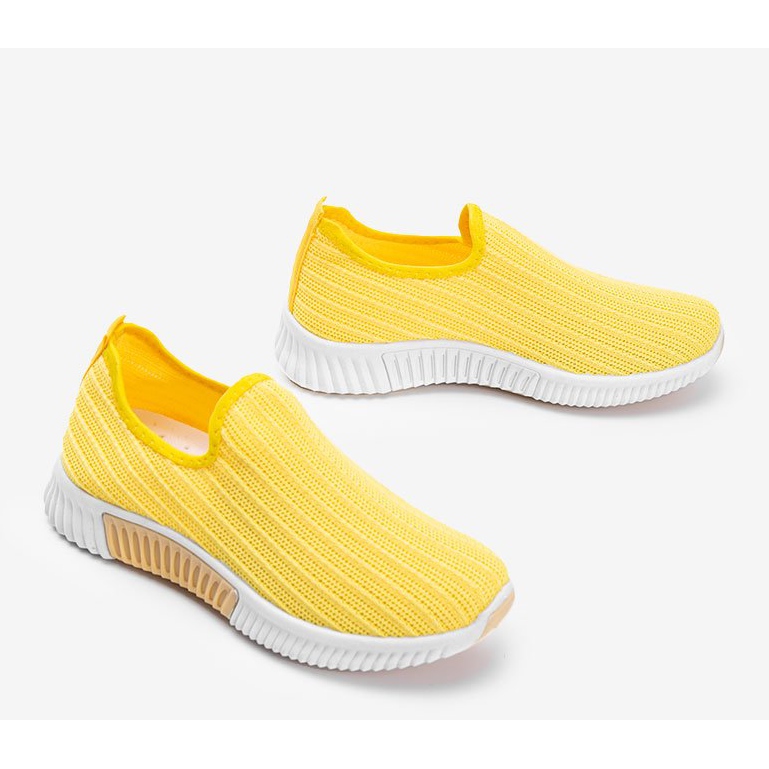 Zapatillas deportivas sin cordones amarillas Roxy amarillo 2
