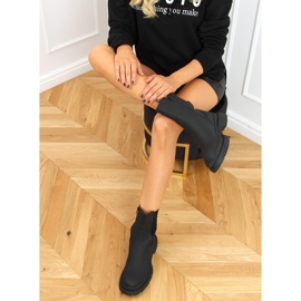 Botas negras Jodhpur QT26P Black negro 2