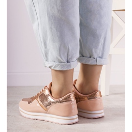 Zapatillas Pink Adeyla lacadas rosado 2
