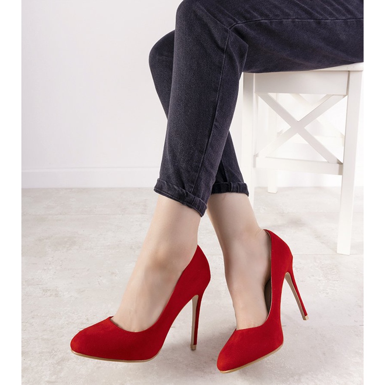 Zapatos rojos con tacón Dermeno 1 Zapatos rojos con tacón Dermeno 1