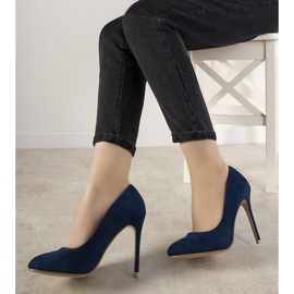 Salón azul marino con tacón Dermeno 1 Salón azul marino con tacón Dermeno 1