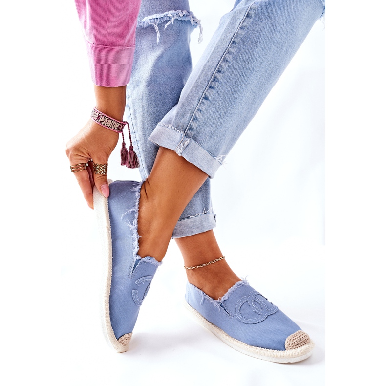 PS1 Alpargatas Classic Blue Flaure para mujer azul 2