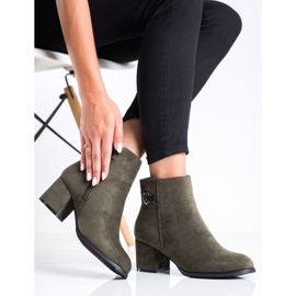 J. Star Botas de Tacón Alto verde 1