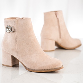 J. Star Botas de Tacón Alto beige 1