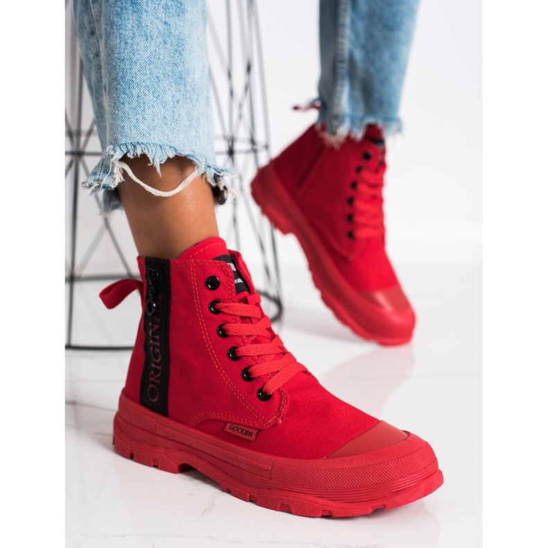 Goodin Zapatillas altas originales rojo 2 Goodin Zapatillas altas originales rojo 2