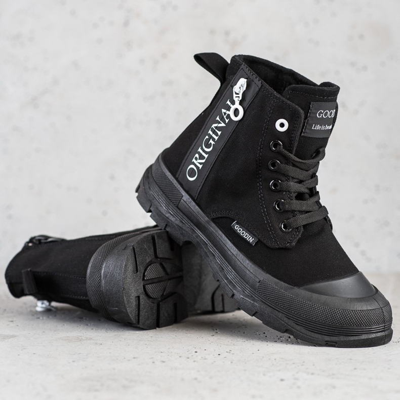 Goodin Zapatillas altas originales negro 1