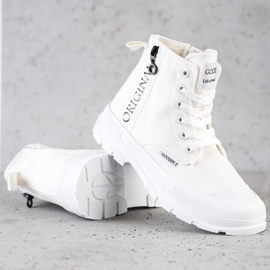 Goodin Zapatillas altas originales blanco 1